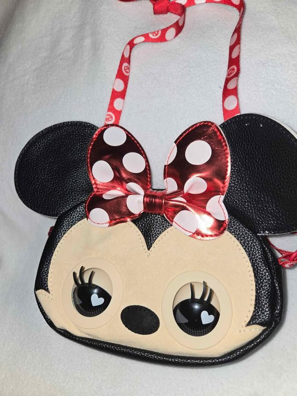 Disney Minnie Mouse Purse Pets Interactive eyes flutter and sound Crossbody Bag